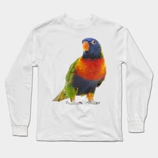 Cute Parrot Long Sleeve T-Shirt